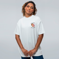 CAMISETA OVERSIZED OFF WHITE - ANIMAIS