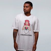 CAMISETA OVERSIZED OFF WHITE - MAQUININHA