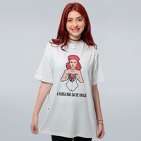 CAMISETA OVERSIZED OFF WHITE - MAQUININHA