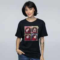 CAMISETA PRETA - EMOÇÕES