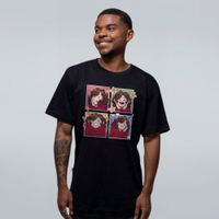 CAMISETA PRETA - EMOÇÕES