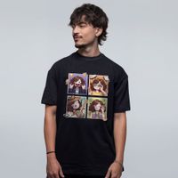 CAMISETA OVERSIZED PRETA - MÚSICAS