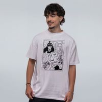 CAMISETA OVERSIZED OFF WHITE - CHICKEN
