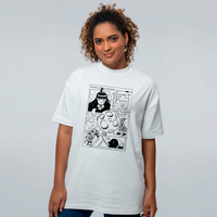 CAMISETA OVERSIZED OFF WHITE - CHICKEN
