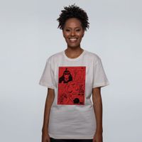 CAMISETA OFF WHITE - CHICKEN VERMELHA