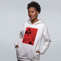 MOLETOM OFF WHITE - CHICKEN VERMELHA