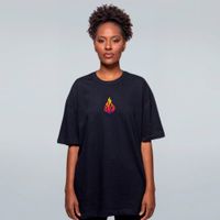 CAMISETA OVERSIZED PRETA - HOJE É NORMAL