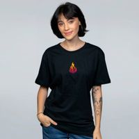 CAMISETA PRETA - HOJE É NORMAL