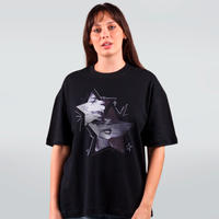 CAMISETA OVERSIZED PRETA - GLITCH PARTY
