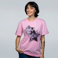 CAMISETA ROSA - GLITCH PARTY