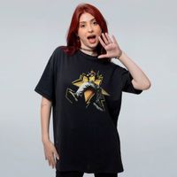 CAMISETA OVERSIZED PRETA - F_OFF Y2K