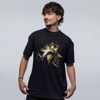 CAMISETA OVERSIZED PRETA - F_OFF Y2K