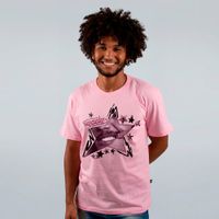 CAMISETA ROSA - EDGY STAR