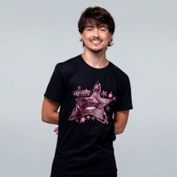CAMISETA PRETA - EDGY STAR