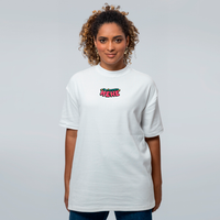 CAMISETA OVERSIZED OFF WHITE - SHROOMS