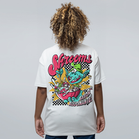 CAMISETA OVERSIZED OFF WHITE - SHROOMS