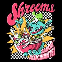 MOLETOM PRETO - SHROOMS