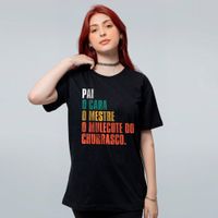 CAMISETA PRETA - CHURRASCO