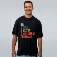 CAMISETA OVERSIZED PRETA - CHURRASCO