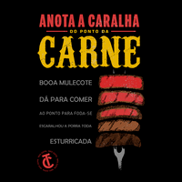 MOLETOM PRETO - PONTO DA CARNE