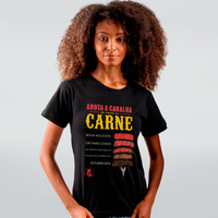 CAMISETA PRETA - PONTO DA CARNE