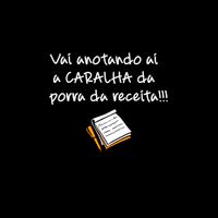 MOLETOM PRETO - RECEITA