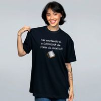 CAMISETA OVERSIZED PRETA - RECEITA