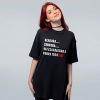CAMISETA OVERSIZED PRETA - SENHORA