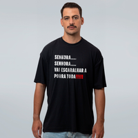 CAMISETA OVERSIZED PRETA - SENHORA