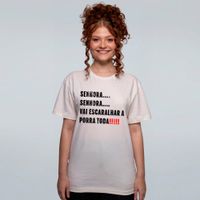 CAMISETA OFF WHITE - SENHORA
