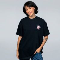 CAMISETA OVERSIZED PRETA - THINGS I LOVE