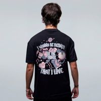 CAMISETA OVERSIZED PRETA - THINGS I LOVE
