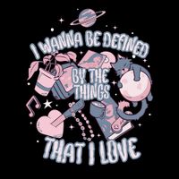 CAMISETA OVERSIZED PRETA - THINGS I LOVE