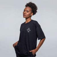 CAMISETA OVERSIZED PRETA - CLIMA NATALÍSTICO