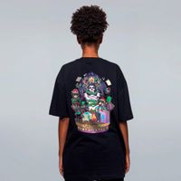 CAMISETA OVERSIZED PRETA - CLIMA NATALÍSTICO