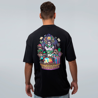 CAMISETA OVERSIZED PRETA - CLIMA NATALÍSTICO
