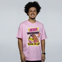 CAMISETA ROSA - JESUS NAZARENO