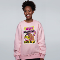 MOLETOM BÁSICO ROSA - JESUS NAZARENO