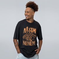 CAMISETA OVERSIZED PRETA - AÍ SIM NENÉM - LOLJA - Atelier do Sicko CAMISETA OVERSIZED PRETA - AÍ SIM NENÉM - LOLJA - Atelier do Sicko