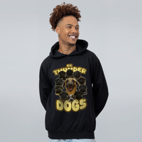 MOLETOM PRETO - OS THUNDER DOGS