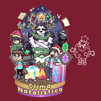 CAMISETA VINHO - CLIMA NATALÍSTICO