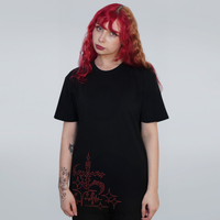 CAMISETA PRETA - GATO ESTRELA