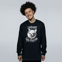 MANGA LONGA PRETA - CÃO BRAVO