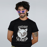 CAMISETA PRETA - CÃO BRAVO