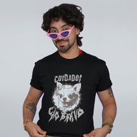 CAMISETA PRETA - CÃO BRAVO