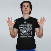 CAMISETA PRETA - NERVOS