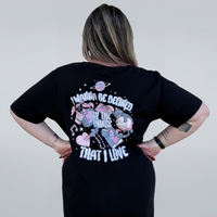 CAMISETA PRETA - THINGS I LOVE