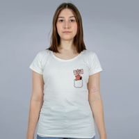 CAMISETA OFF WHITE - QUERO UMA PIZZA, HUMANO