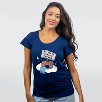 CAMISETA AZUL MARINHO - ME DEIXA DORMIR