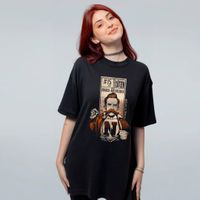 CAMISETA OVERSIZED PRETA - ANARCO-ARISTOCRATA